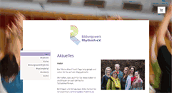 Desktop Screenshot of bw-rhythmik.de